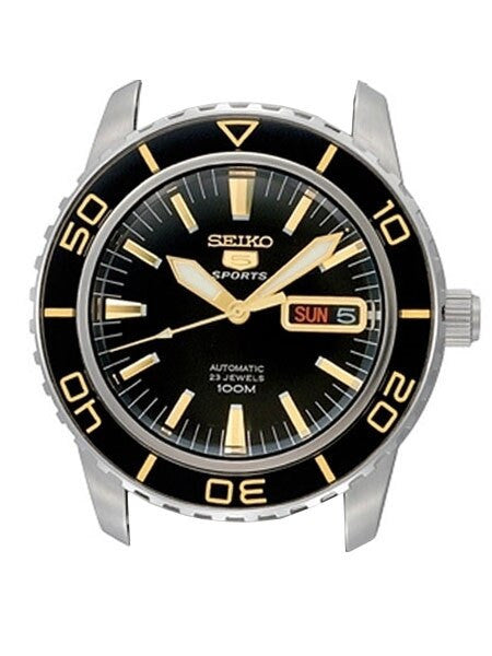 Scratch and Dent - Seiko 41mm Sports 5, 23-Jewel Automatic Watch with Day and Date Window #SNZH57K1
