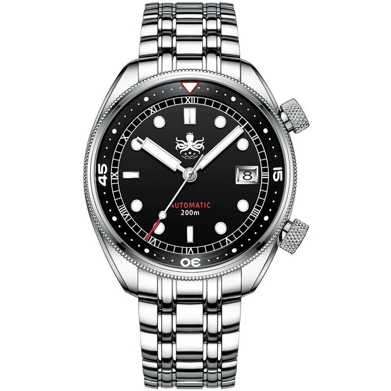PHOIBOS Eagle Ray 200-Meter Automatic Dive Watch with Double Dome AR Sapphire Crystal #PY029C
