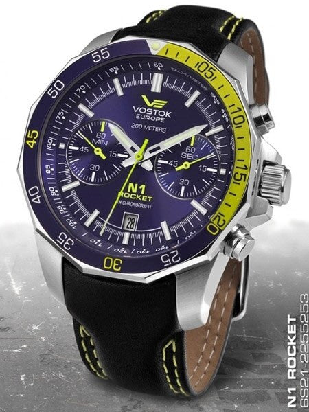 Vostok-Europe N1 Rocket Chronograph with 60 Minute Stopwatch
