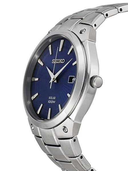 Seiko Core Series Solar Watch with 41mm Stainless Steel Case and Bracelet #SNE323