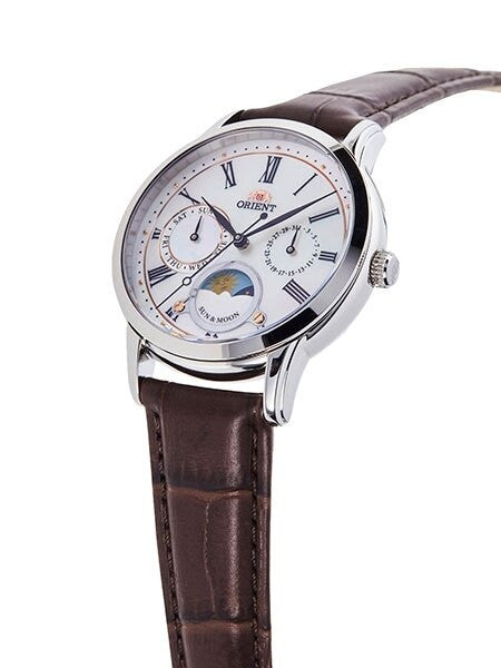 Orient Petite Sun and Moon Quartz Watch with Sapphire Crystal #RA-KA0005A10A