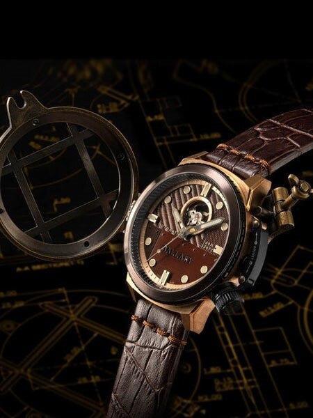 Ballast Trafalgar Automatic Watch with Bronze Case and Removable Shroud #BL-3136-03