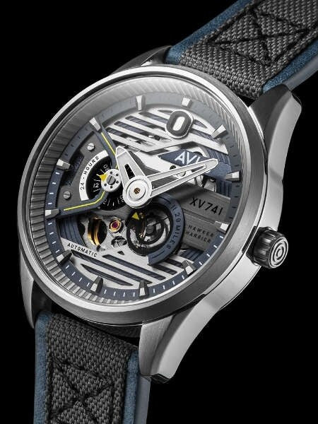 AVI-8 Admiral Blue Steel, 21-Jewel Automatic Pilot Watch, AR Sapphire Crystal #AV-4074-01