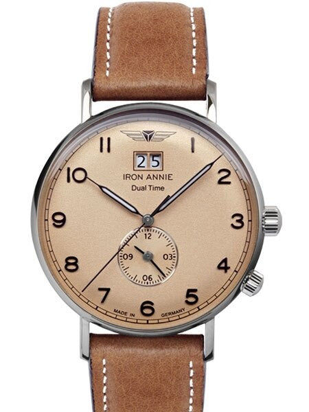 Iron Annie Amazonas Impression Big Date, Dual Time Watch with Two Crowns #5940-3