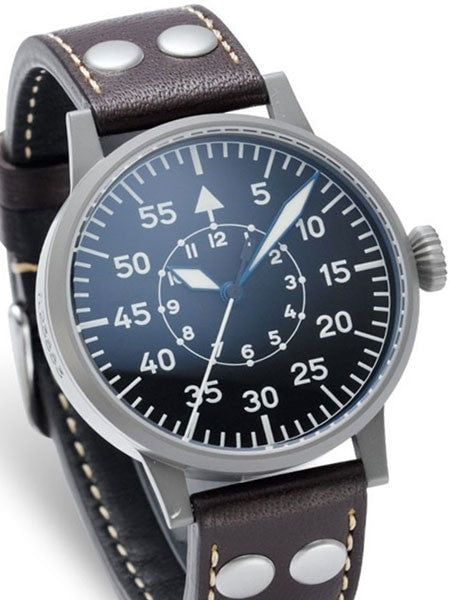 Laco Dortumund Type B Dial Swiss Mechanical Pilot Watch with