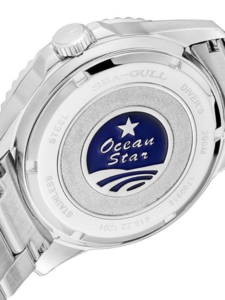 Sea-Gull 44mm Ocean Star Automatic with Ceramic Bezel, Sapphire Crystal #416.22.1201