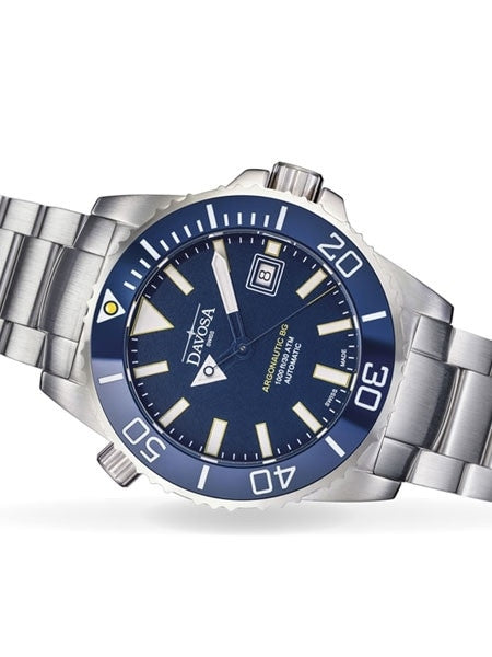 Davosa Argonautic BG Swiss Automatic 300 Meter Dive Watch with Blue Dial #16152204