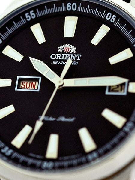 Orient 42mm Stingray Day and Date Automatic Watch with Black Dial #EM7K00AB