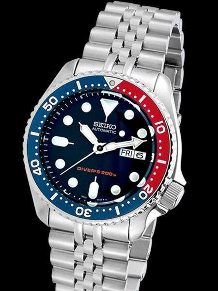 Seiko SKX009 Divers Watch Strapcode Super-J "Louis" Edition with a Double-Domed AR Sapphire Crystal #SKX009