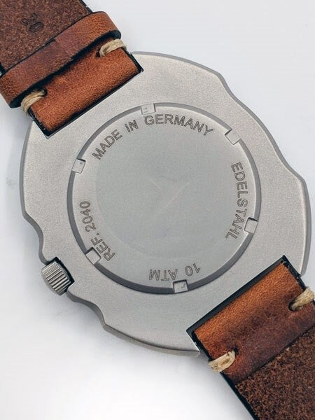 Messerschmitt 43mm Sand Blasted Case with Uni-Directional Bezel #ME2040-VLB