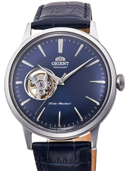 ORIENT Automatic Open Heart 腕時計 本体 Orient Bambino Open-Heart Automatic Watch with Blue Dial and