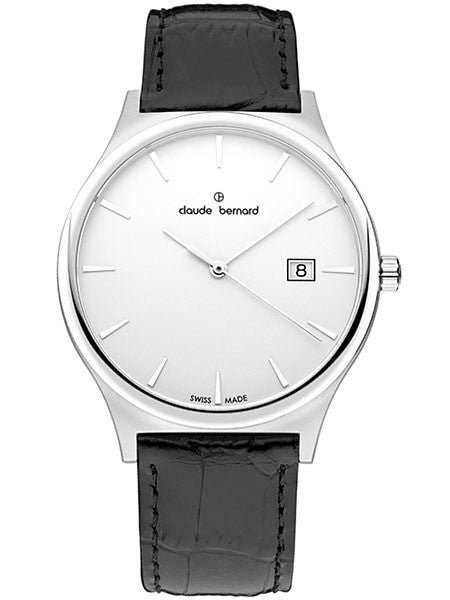Claude Bernard Elegant and Thin Quartz Dress Watch #70173-3-AIN