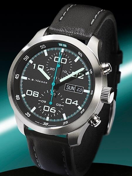 NB Yaeger Valjoux 7750 Swiss Automatic Chronograph with Sapphire Crystal #LONGFLIGHT-C1