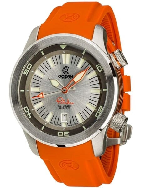 Ocean Crawler 600-Meter Paladino WaveMaker Swiss Automatic Dive Watch with Inner Rotating Bezel #1335