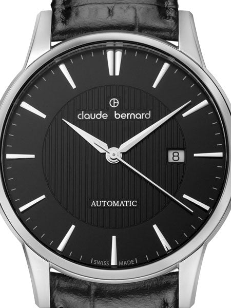 Claude Bernard Swiss Made ETA Automatic Dress Watch #80091-3-NIN