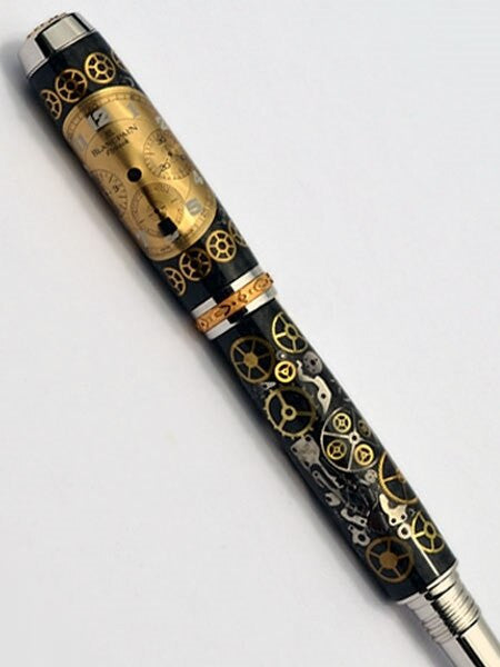 Artisan Crafted Collectable Pen made with Blancpain dial and assorted gears, cogs, screws and bridges #WPP701RB