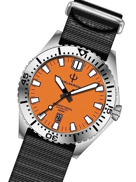 Karlskrona Midnattssol 300-Meter Automatic Dive Watch with 43mm Case #MID-OD