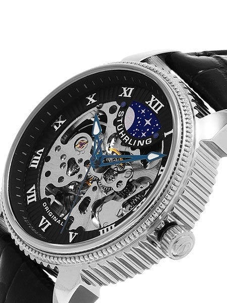 Stuhrling 40mm Special Reserve Automatic Watch with AM-PM Sub-Dial #835.02