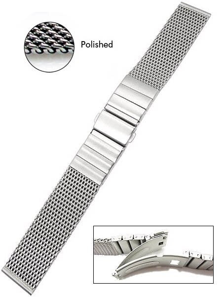 Vollmer Polished Mesh Bracelet #0503SH4 (20mm)