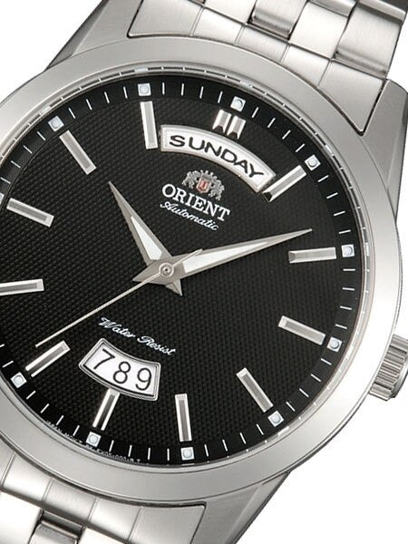 Orient Union 21-Jewel Automatic Day and Date Watch with Stainless Steel Bracelet #EV0S003B