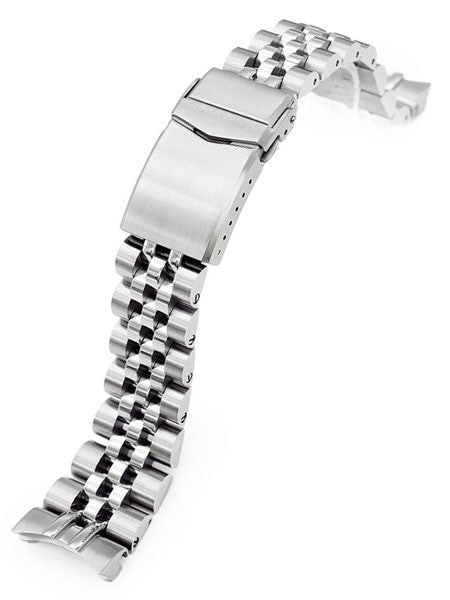 Strapcode 22mm ANGUS-J âLouisâ 316L Stainless Steel Watch Bracelet for Orient Neptune #SS221820RP081