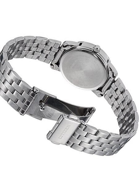 Citizen Ladies Dress Watch with Swarovski Crystals, Radiant Black Dial #EU6030-56E