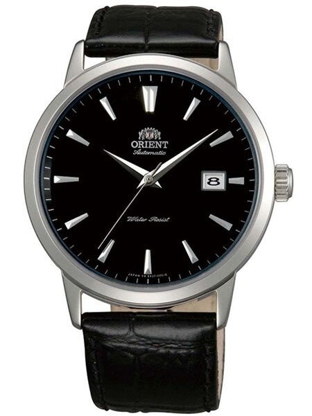 Scratch and Dent - Orient Symphony Automatic Dress Watch with Black Dial, Stainless Steel  Case #ER27006B 1