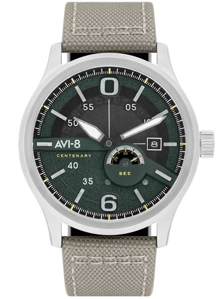AVI-8 21-Jewel Automatic 1980's Styled Centenary Flyboy #AV-4061-01