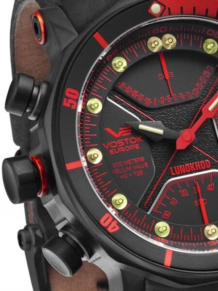 Vostok-Europe Lunokhod-2 Multi-Function Quartz Diver with Tritium Tubes #6204204
