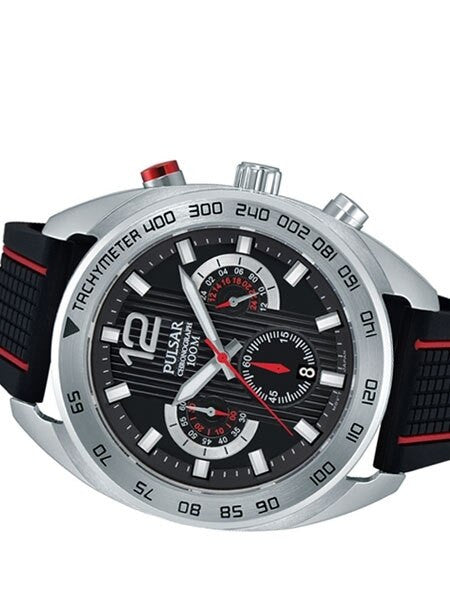 Pulsar Quartz Chronograph Watch with Stopwatch and 24-Hour Sub-Dial #PT3633