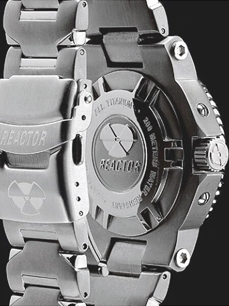 Reactor Trident 200 Meter Dive Watch with Never Dark Illumination and SS Case #59001