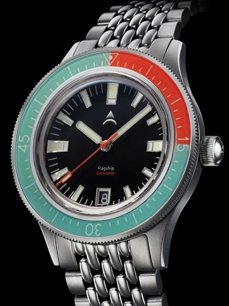 Axios Flagship 40 Temeraire 200-Meter Automatic Dive Watch with Box AR Sapphire Crystal #AX-04