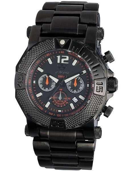 Reactor Black Nitrided, Neutron Chronograph Watch with SuperLuminova Illumination #93551