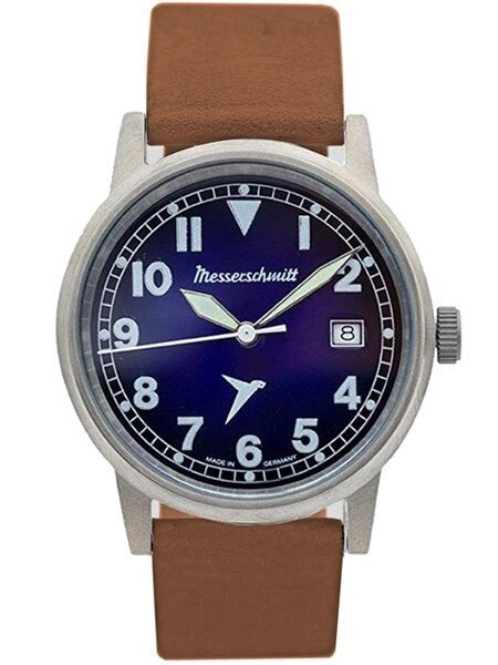 Messerschmitt 40mm Light Weight Titanium Case Swiss Quartz Pilot Watch #ME-385Ti