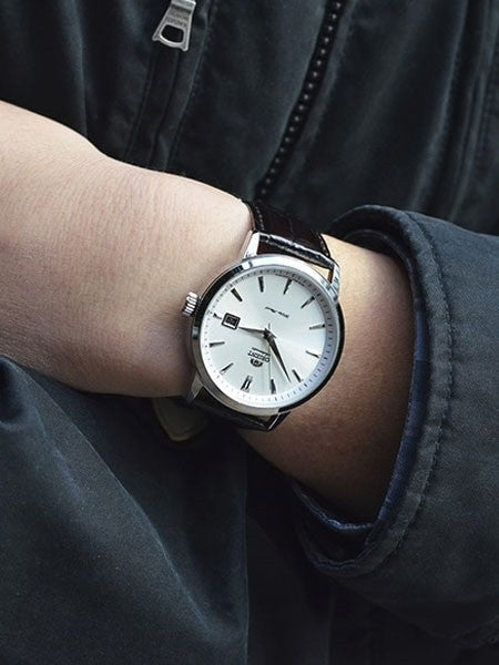 Orient Symphony II Automatic Dress Watch with Silver Dial, Sapphire Crystal #ER2700HW