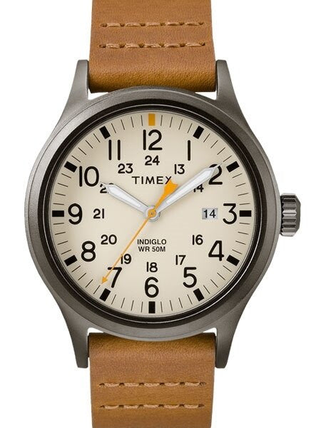 Timex 40mm Allied Quartz Watch with Cream Dial and INDIGLO Night-Light #TW2R46400VQ