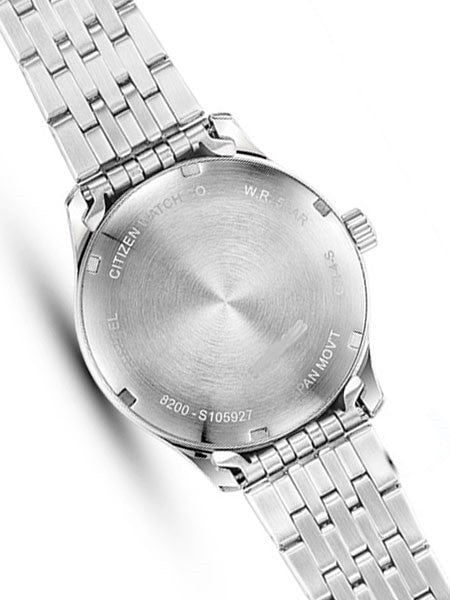 Citizen Automatic White Dial Watch with Stainless Steel Bracelet #NH8350-59A
