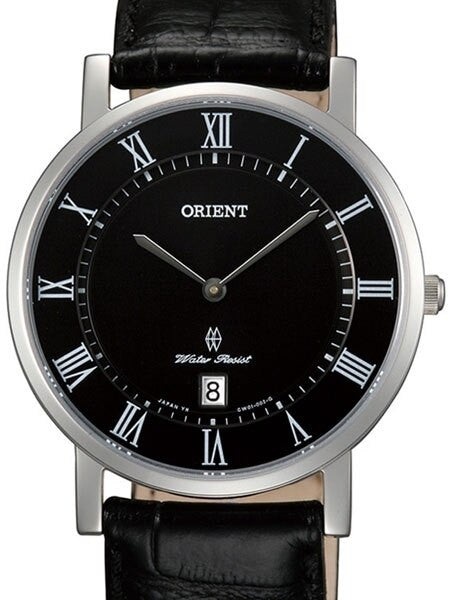 Orient Class Quartz Dress Watch with Sapphire Crystal and Deep Black Dial  #GW0100GB