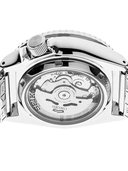 Seiko 5 Sports 24-Jewel Automatic Watch with Sunburst Dial and Mesh Bracelet #SRPE75