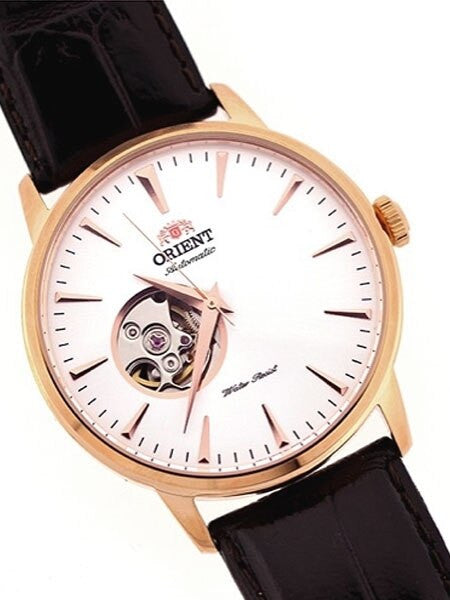 Orient Esteem 21-Jewel Automatic Dress Watch with Leather Strap #DB08001W