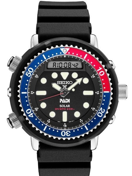 Seiko "Arnie" Prospex PADI Dive Watch with Solar Movement and 47.5mm Case #SNJ027