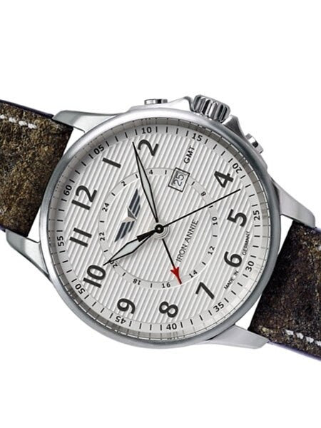 Iron Annie Dual Time GMT Pilot Watch with Luminous Hands #5840-1