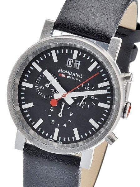 Mondaine Railways Quartz Chronograph with Date #A690-30304-14SBB