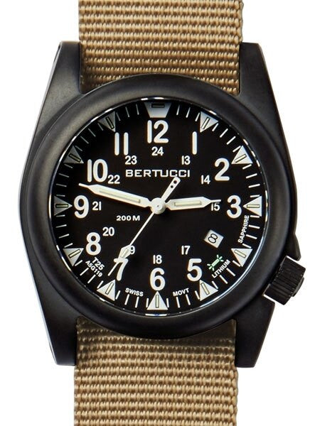 Bertucci A-5S Ballista Field Watch with Swiss Micro Tube Illumination #13552