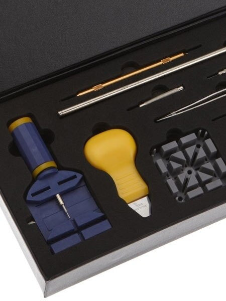 Watch Tool Kit with Storage Box for Strap Changes, Bracelet Sizing #TSA9005