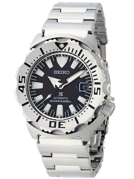 Seiko Prospex Stainless Steel Monster with Seiko 6R15, 23-Jewel Automatic Movement #SBDC025