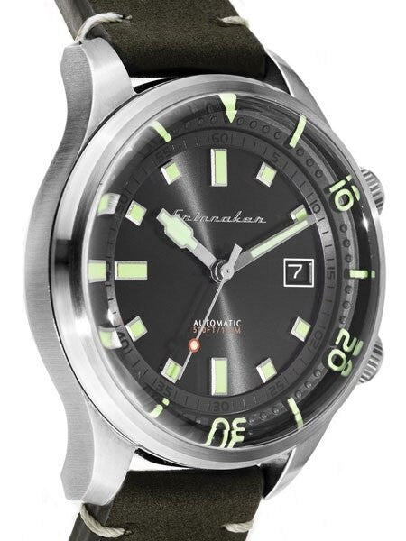 Spinnaker Bradner 42m Vintage-Style Automatic Sport Watch with a Luminous Bezel #SP-5057-02