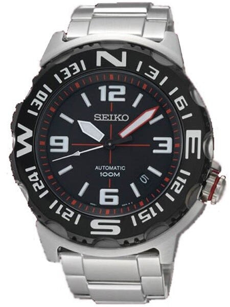 Seiko Superior Compass Bezel Automatic Field Monster Watch #SRP445
