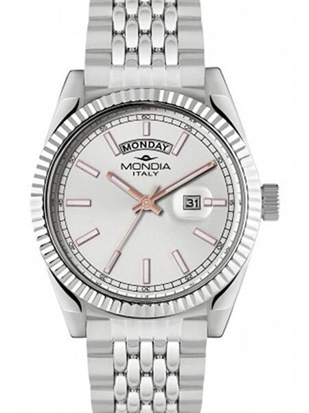 Mondia Madison Quartz Dress Watch with Silver Dial #MI756SS-07SL-BM