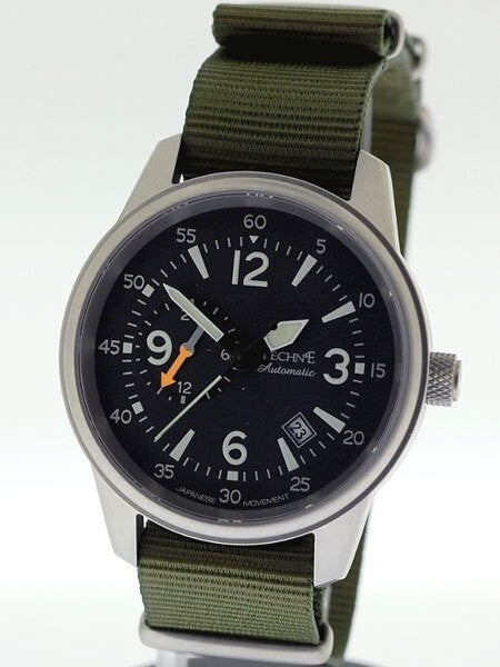 Techne Automatic 41mm Goshawk Aviator Watch with Anti-Reflective Sapphire Crystal  #411.022